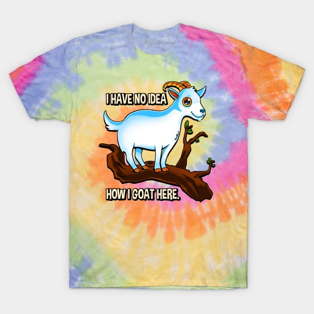 Funny Goat Pun T-Shirt by Digital Magician